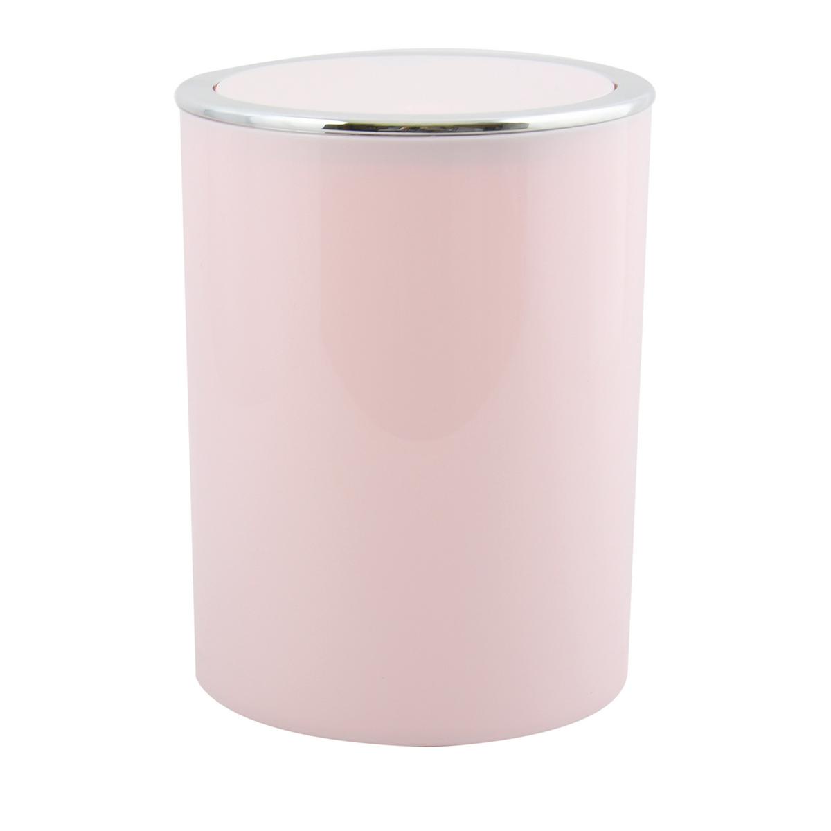 SCHWINGDECKELEIMER KAMAKA ROSA - Rosa, Basics, Kunststoff (19/19/24.2cm) - MSV