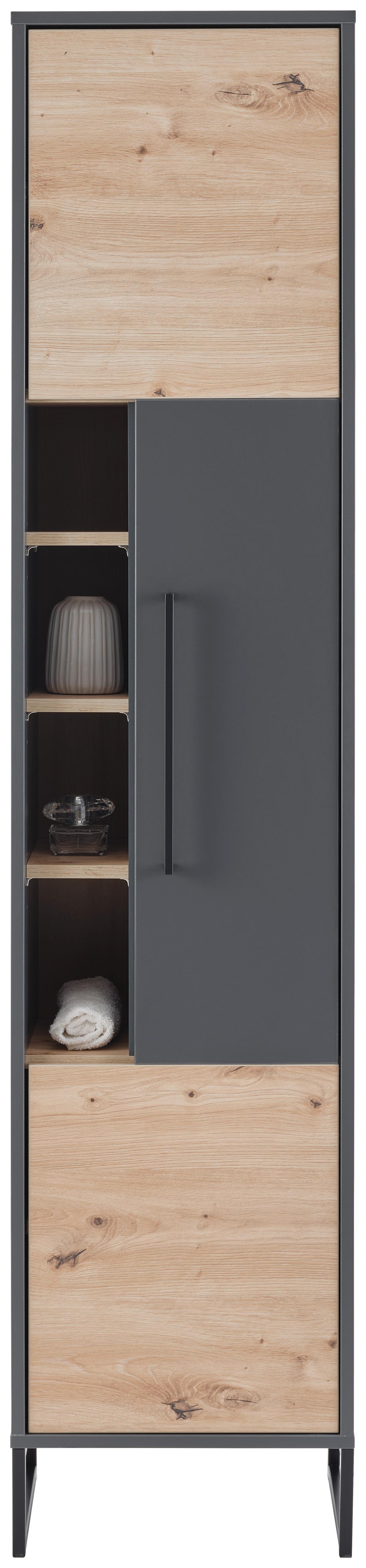 Hochschrank Fabio Stehend & Hängend Montierbar - MODERN, Holzwerkstoff (40/183/33cm)