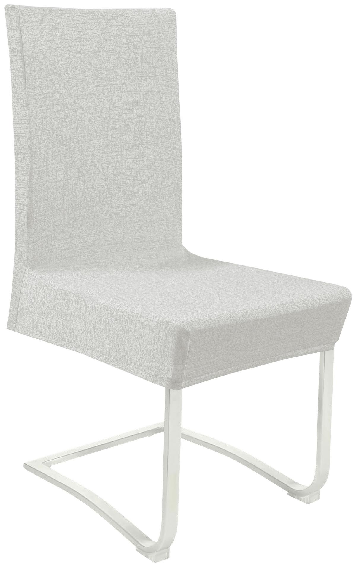 Stuhlhusse Jenny - Beige, MODERN, Textil (48/48/64cm) - Luca Bessoni