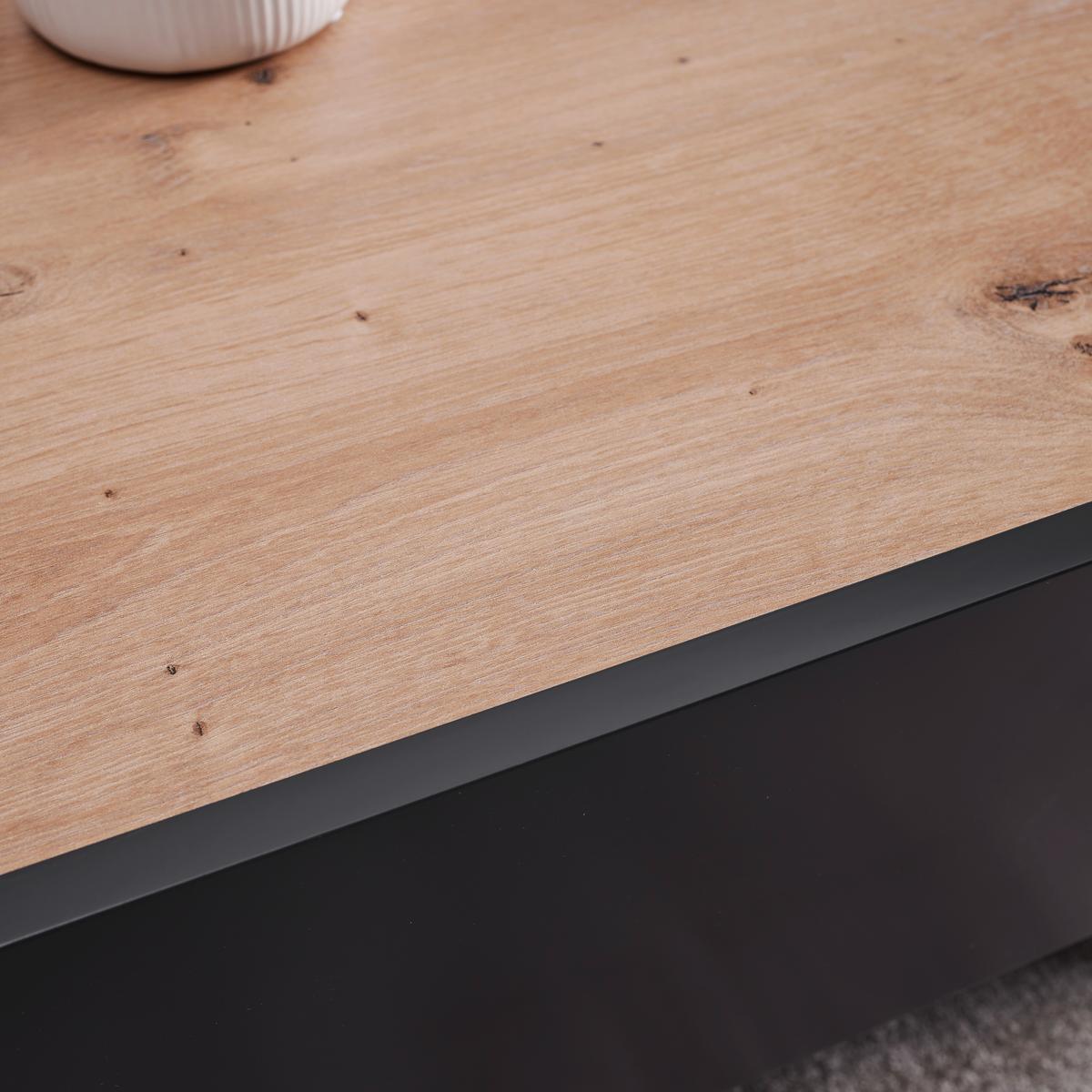 Konferenční stolek FOSCO - šedá/černá, Moderní, kov (80/80/38cm) - Bessagi Home