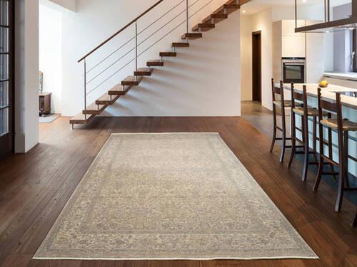 Webteppich Provence - Hellgrau/Naturfarben, LIFESTYLE, Textil (80/150cm) - Dieter Knoll