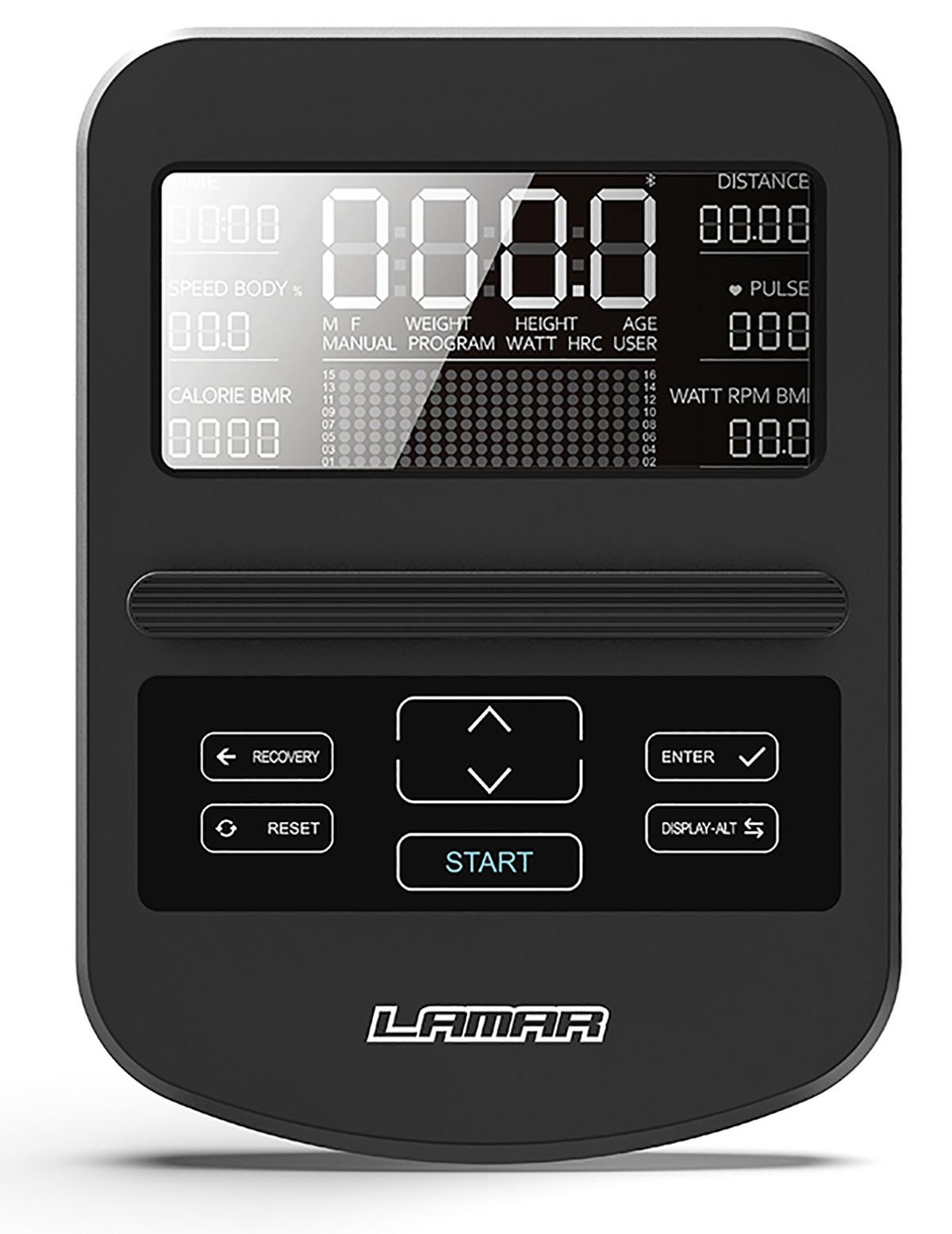 Heimtrainer Ht 50a Mit Lcd-Trainingscomputer - Basics, Kunststoff/Metall (103/62,5/134cm)