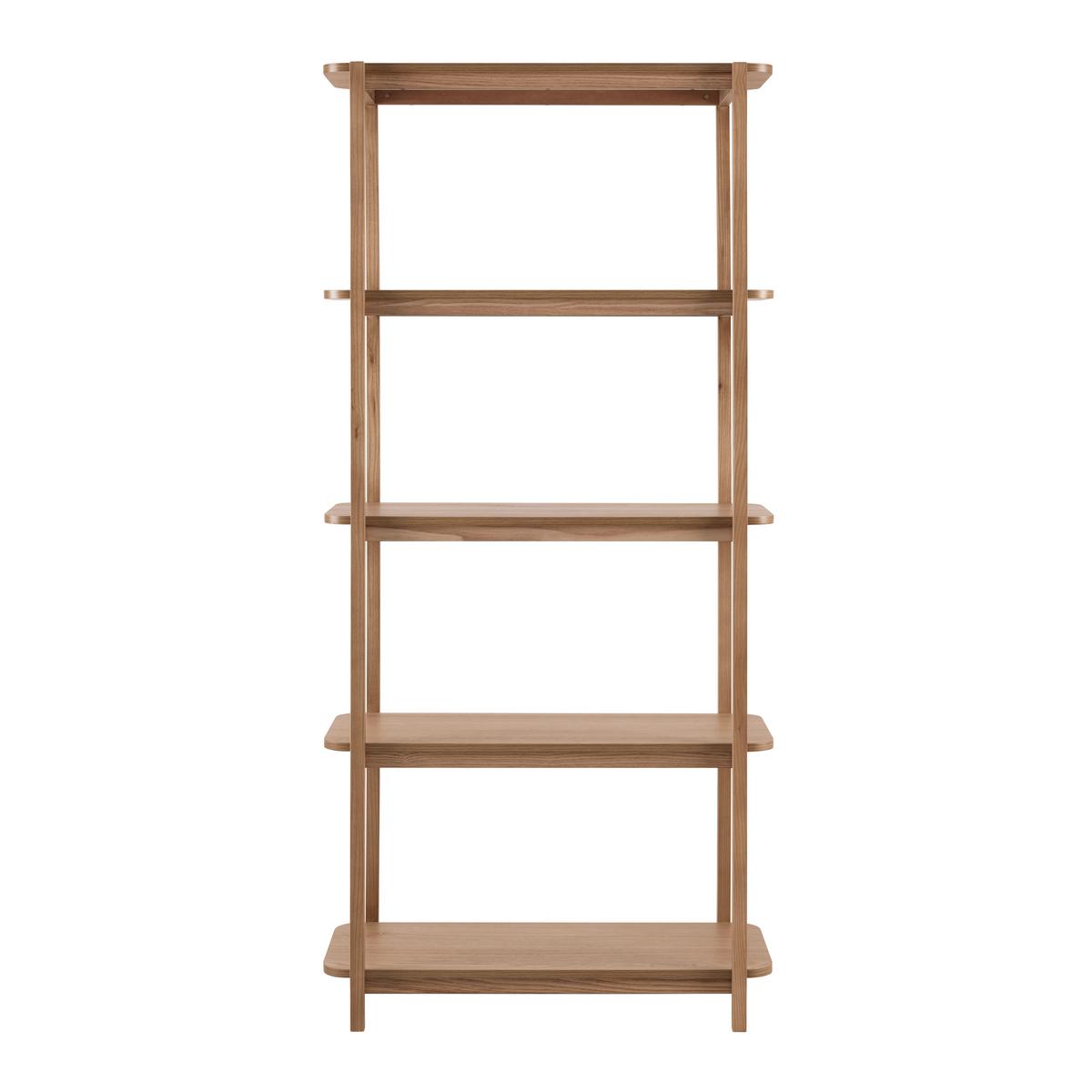 REGÁL KAVOK -EXKLUSIV- - farba jaseňa/prírodná farba, Natur, drevo/kompozitné drevo (80/170/35cm) - Premium Living