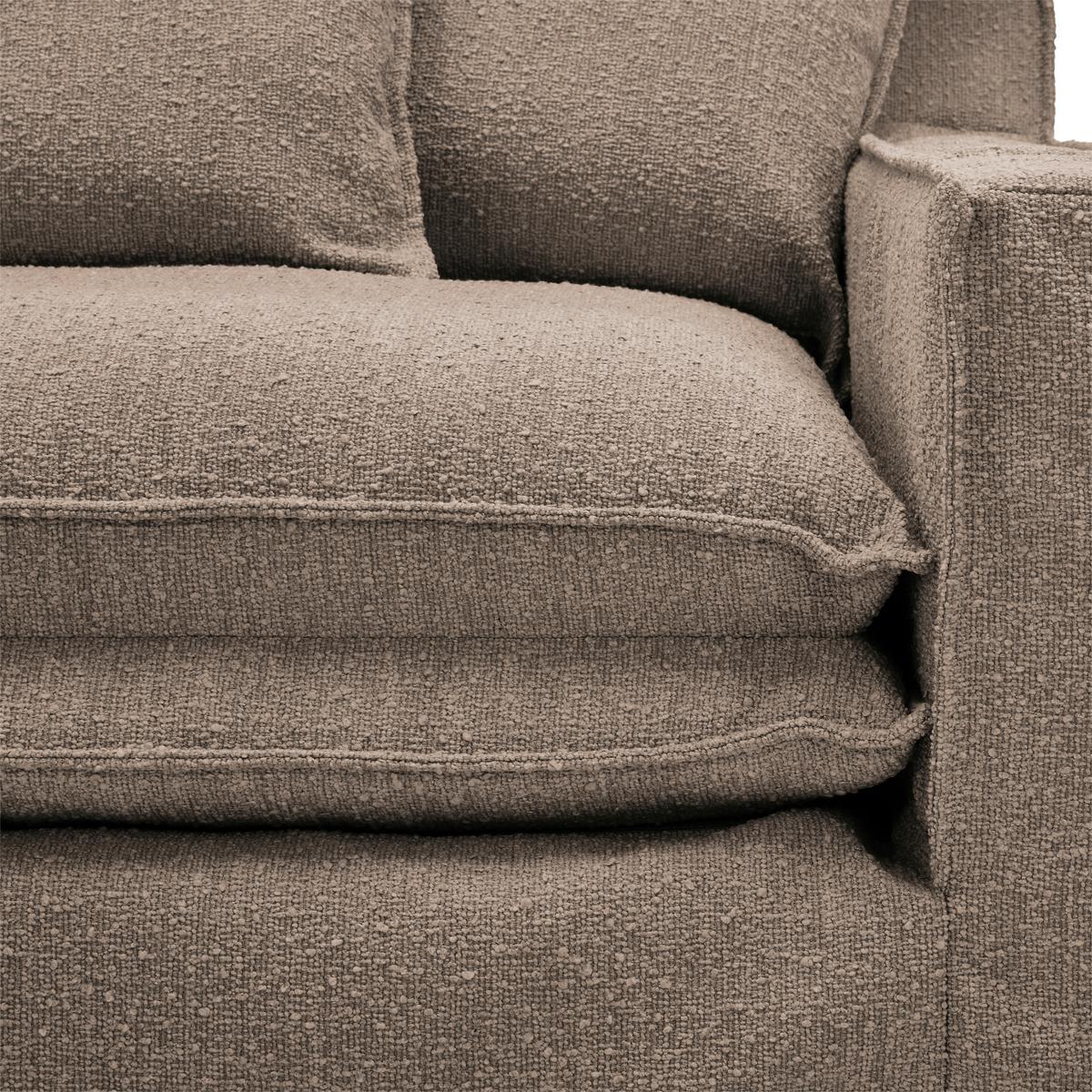 Sessel Aurora - Schwarz/Braun, Trend, Textil (129/92/105cm) - Livetastic