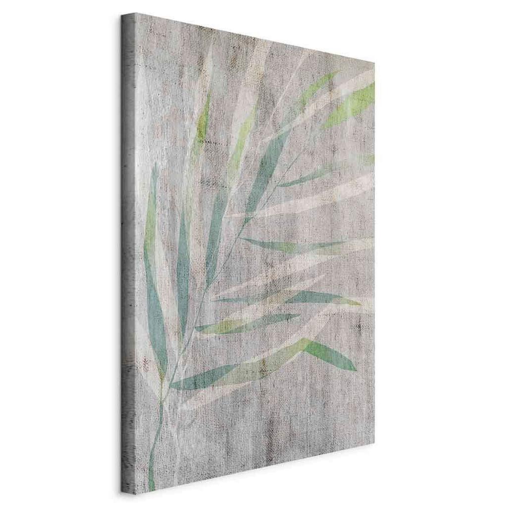 Leinwandbild Chamedora Grau Türkis B: 60 cm