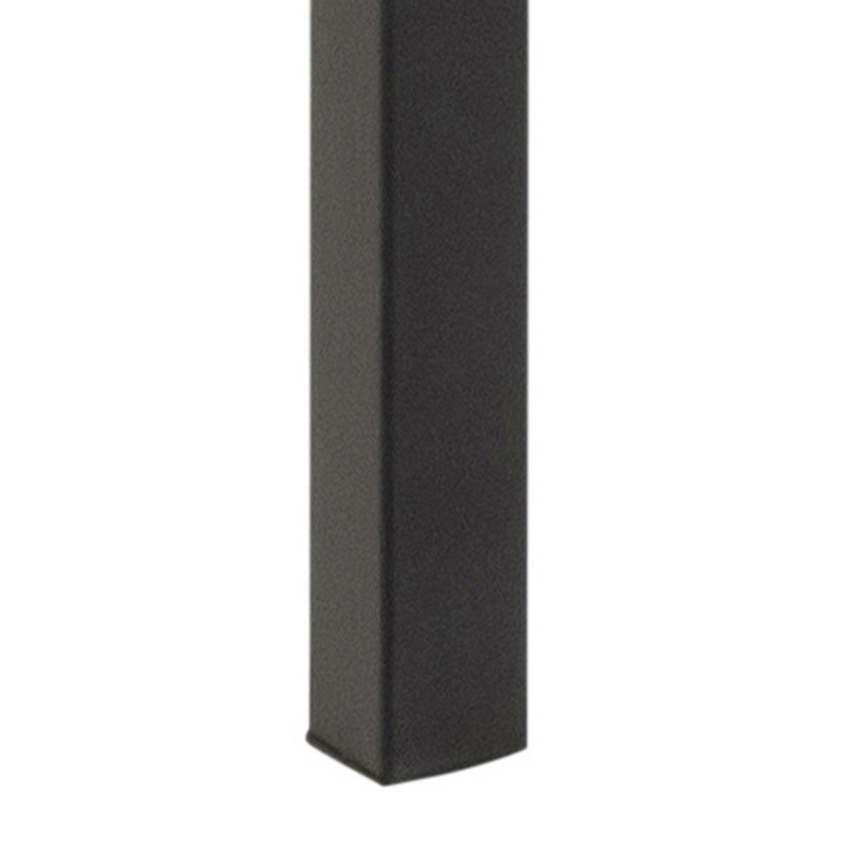 Esstisch Seaford 160x80 Cm Eiche Dekor/schwarz - Eichefarben/Schwarz, KONVENTIONELL, Holzwerkstoff/Metall (160/74/80cm) - MID.YOU
