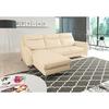 Ecksofa Gio Beige S: 168x236 cm - Chromfarben/Beige, Design, Leder/Textil (168/236cm) - Livetastic