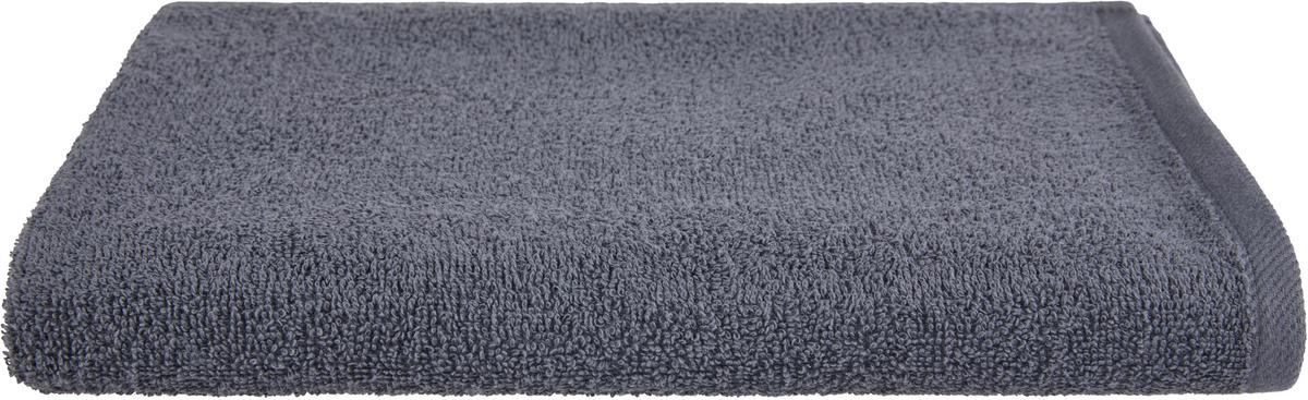 Törölköző Flora Kb. 70/130cm - antracit, Romantik / Landhaus, textil (70/130cm) - James Wood