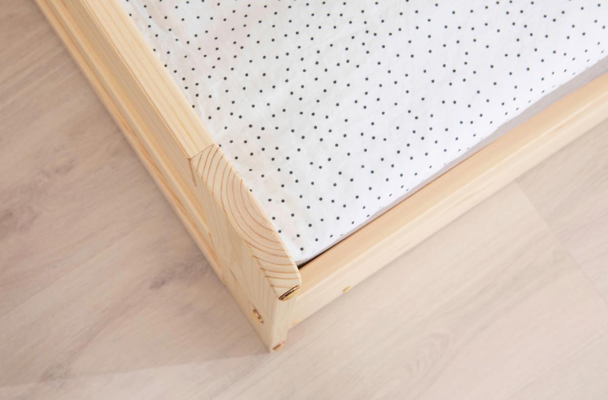 Ausziehbett Echtholz Massiv 90x200 Melinda, Kiefer - Kieferfarben, Natur, Holz/Kunststoff (90/200cm) - MID.YOU