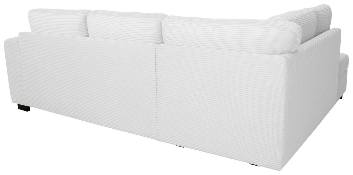 Ecksofa John Silberfarben S: 178x239 cm - Silberfarben/Schwarz, Trend, Textil (178/239cm)