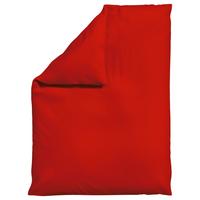 BETTDECKENBEZUG KNITTED JERSEY - Dunkelrot, Basics, Textil (155/220cm) - Schlafgut