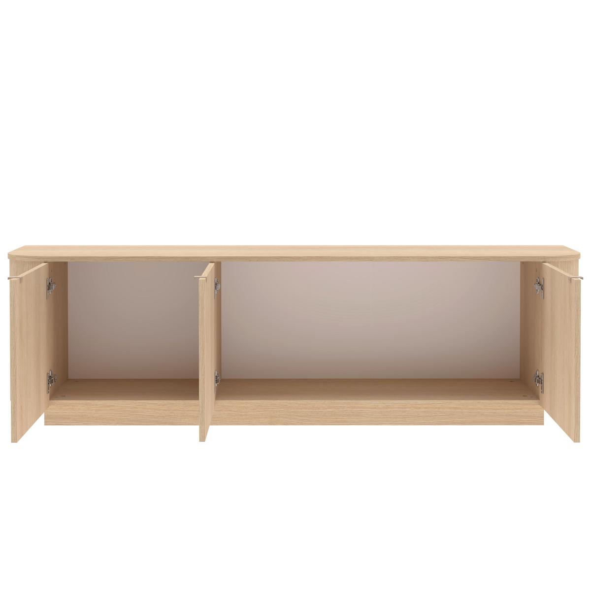 Lowboard Adriatico Eichefarben B: 181 cm - Eichefarben, Design, Holzwerkstoff (181/53/43cm) - MID.YOU