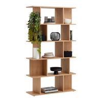 REGÁL PIZZO -EXKLUSIV- - přírodní barvy, Moderní, kompozitní dřevo (100/177/35cm) - Mömax