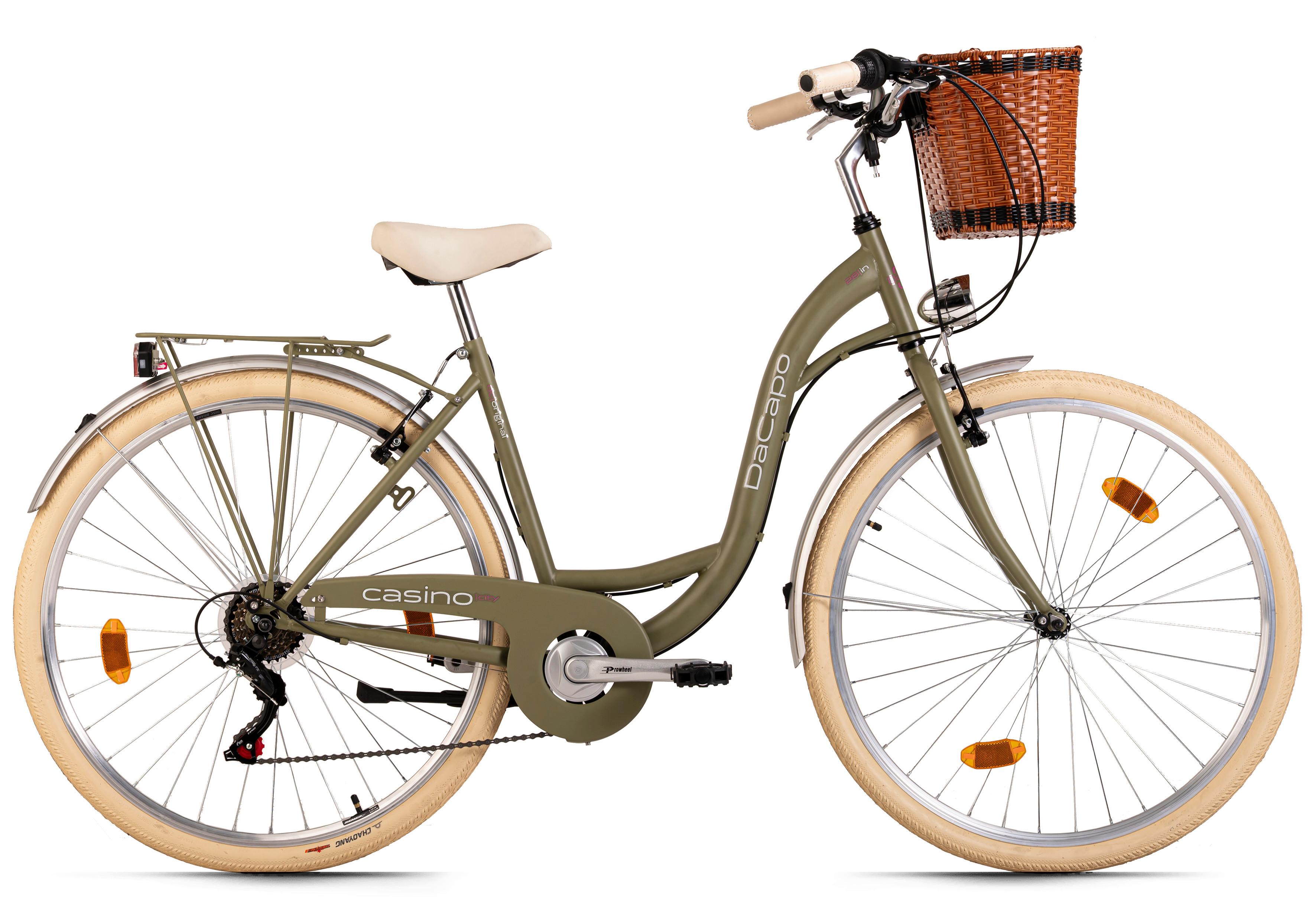 Citybike Dacapo Damenrad 28 Zoll, Grün - Grün, Basics, Metall (25/140/60cm)