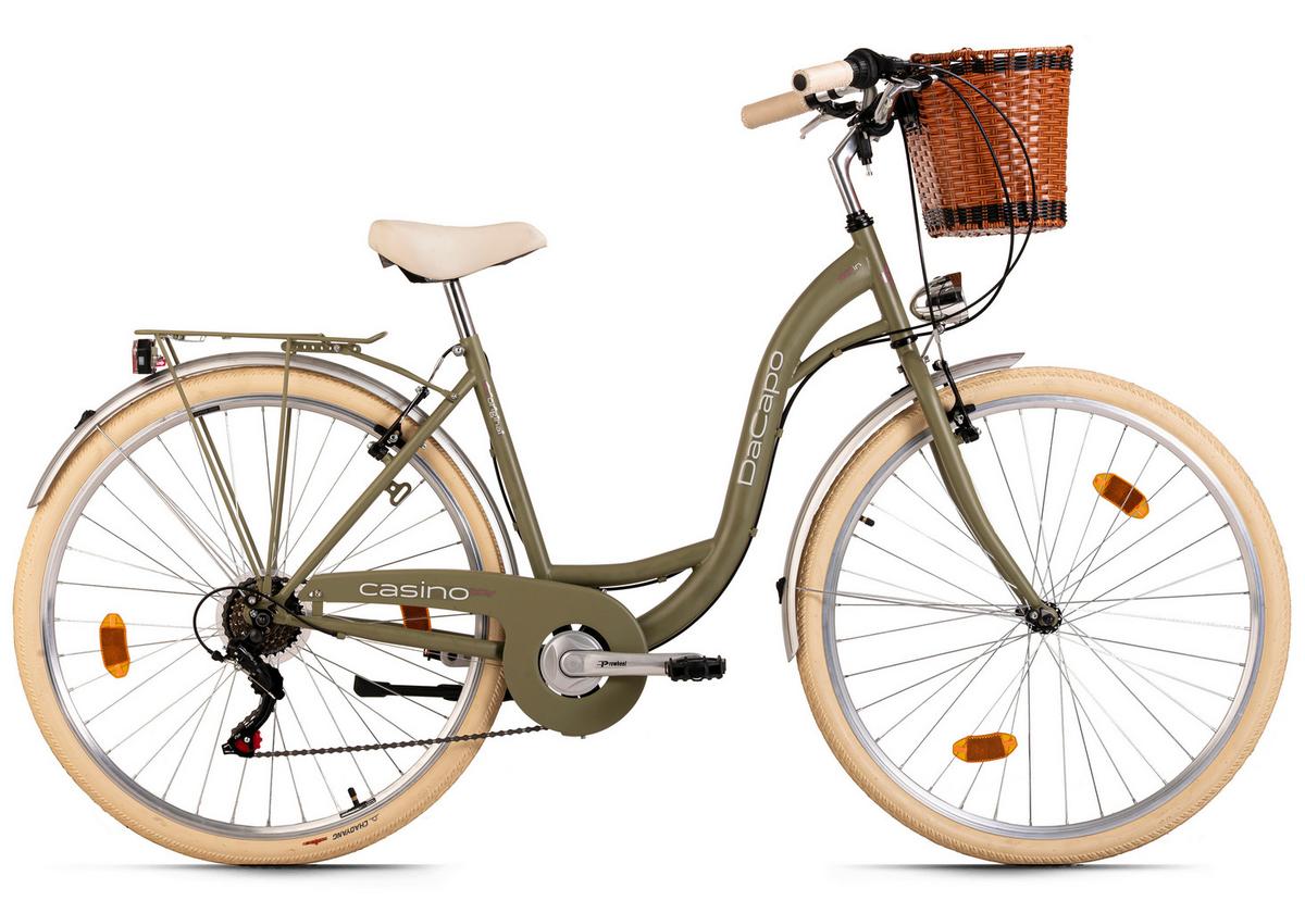 Citybike Dacapo Damenrad 28 Zoll, Grün - Grün, Basics, Metall (25/140/60cm)