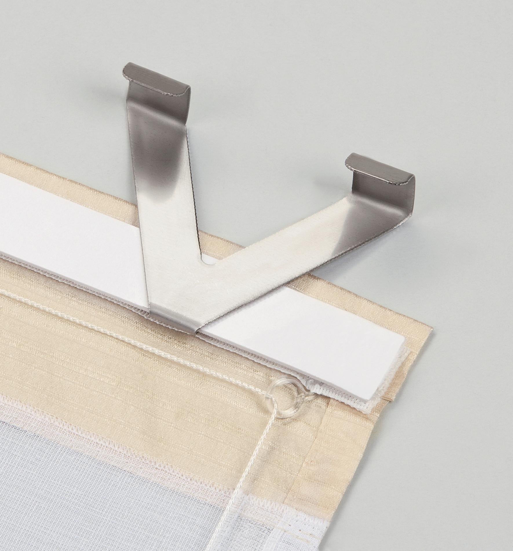 Tür- Und Fensterhaken Silberfarben H: 10 Cm - Silberfarben, Basics, Metall (10cm)