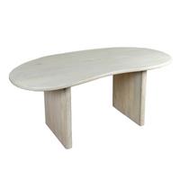 Esstisch Weiß L: 180cm - Weiß, Design, Holz (180/90/75cm) - MID.YOU