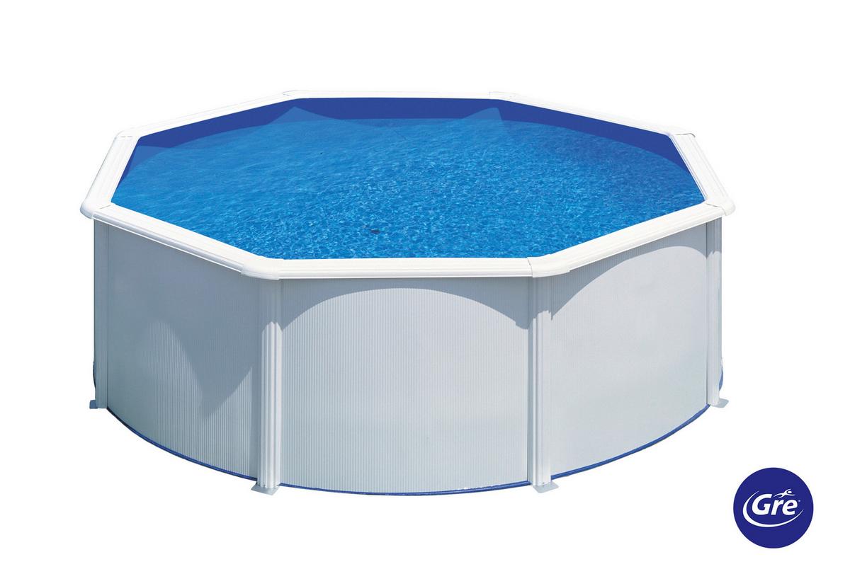Pool-set Bora Bora - Weiß, KONVENTIONELL, Metall (300/120cm) - Gre