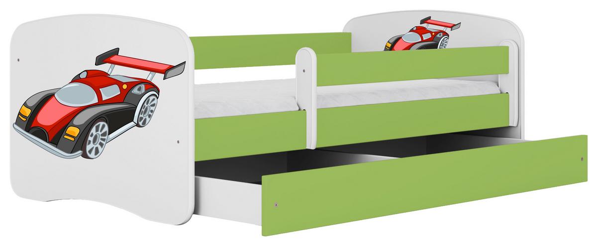 Kinder-/Juniorbett Babydreams inkl. Matratze 80x160 - Birkefarben/Weiß, MODERN, Holz/Holzwerkstoff (80/160cm) - MID.YOU