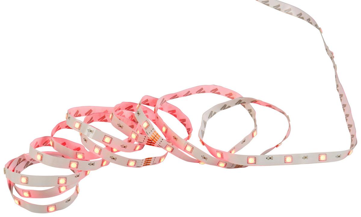 LED-STRIP IRMA - Weiß, KONVENTIONELL, Kunststoff/Metall (500cm) - Luca Bessoni