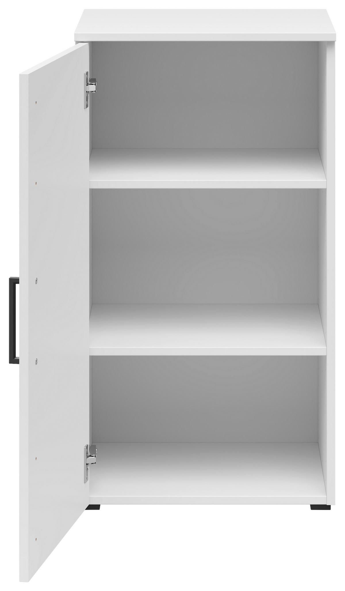 Komoda MULTISTAURAUM š: 45 cm - čierna/biela, Modern, kompozitné drevo/plast (45/83/40cm)