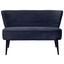 Sitzbank Lord B: ca. 140 cm Blau - Blau/Schwarz, Trend, Holzwerkstoff/Textil (140/83/75cm) - Carryhome Sitzbank Lord B: ca. 140 cm Blau - Blau/Schwarz, Trend, Holzwerkstoff/Textil (140/83/75cm) - Carryhome