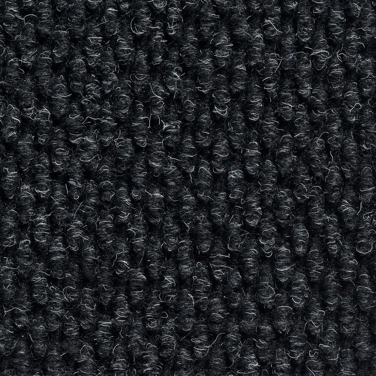 Teppichfliese Anthrazit Calypso 50x50cm Florhöhe 4,2mm - Anthrazit, Basics, Textil (50/50cm)