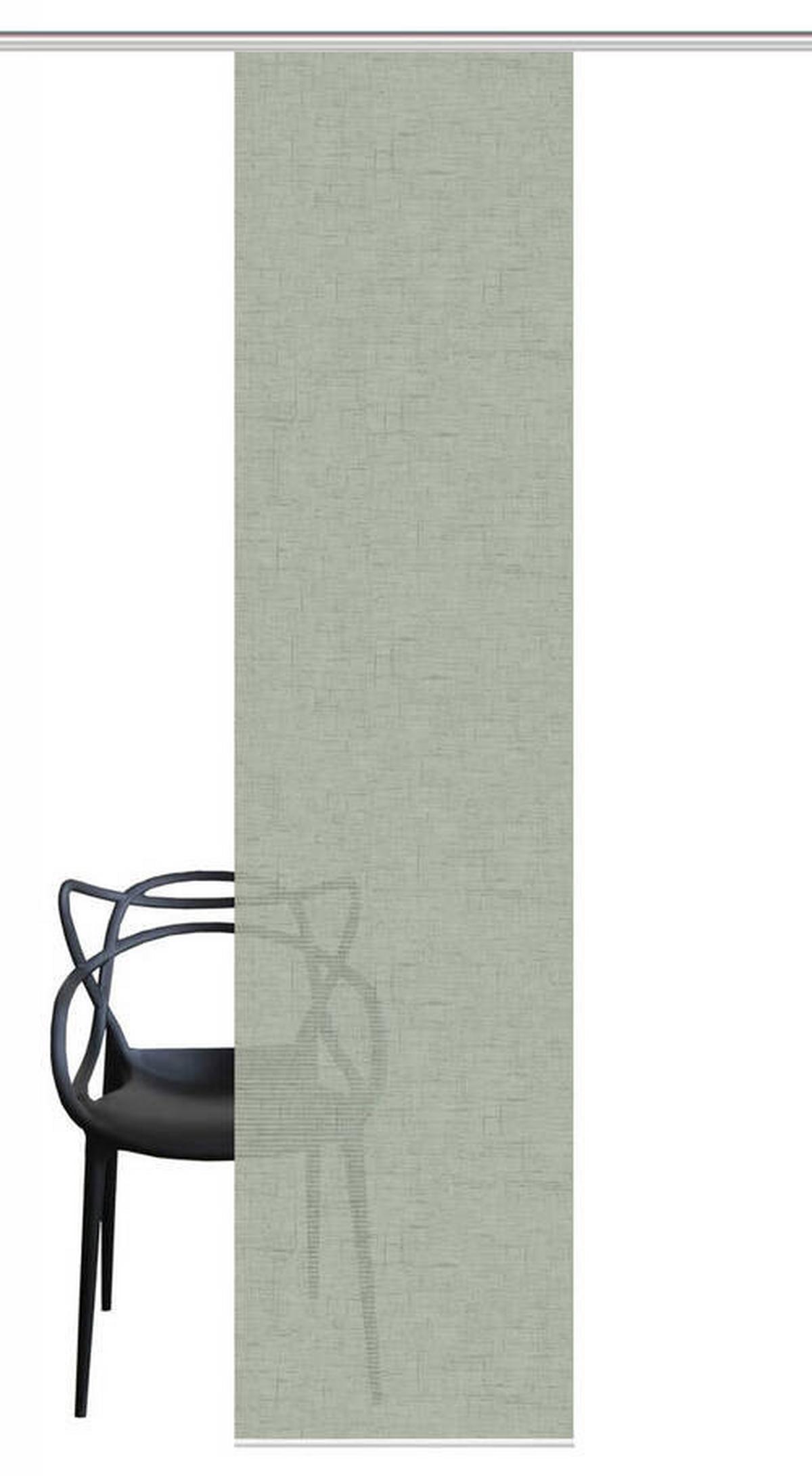 Flächenvorhang Pive - Salbeigrün, Basics, Textil (60/260cm)