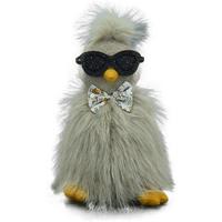 Dekohuhn Hildegard - Gelb/Schwarz, KONVENTIONELL, Textil (9/11/18cm) - Luca Bessoni