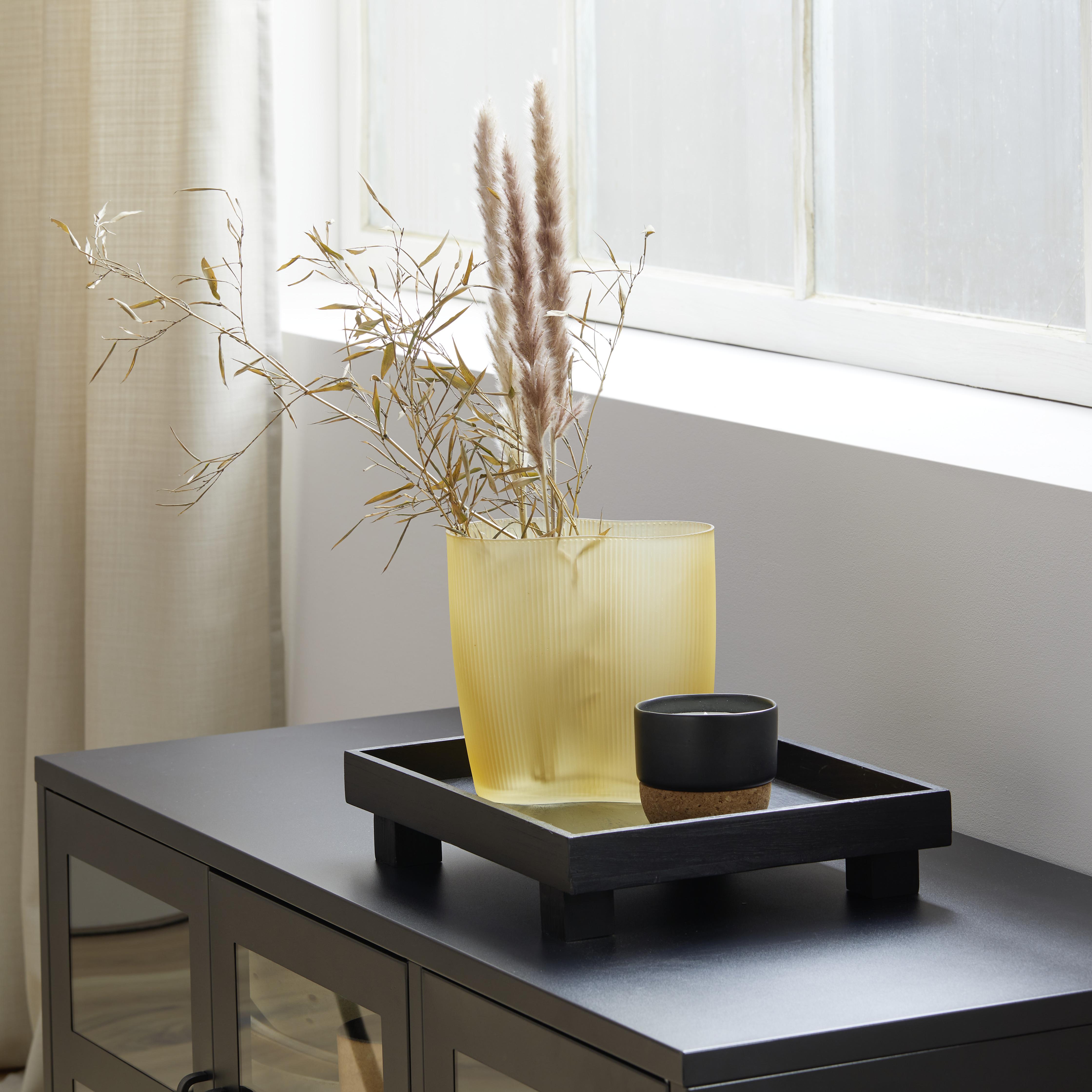Váza Sahara - jantárová farba, Moderný, sklo (19/12/20cm) - Modern Living
