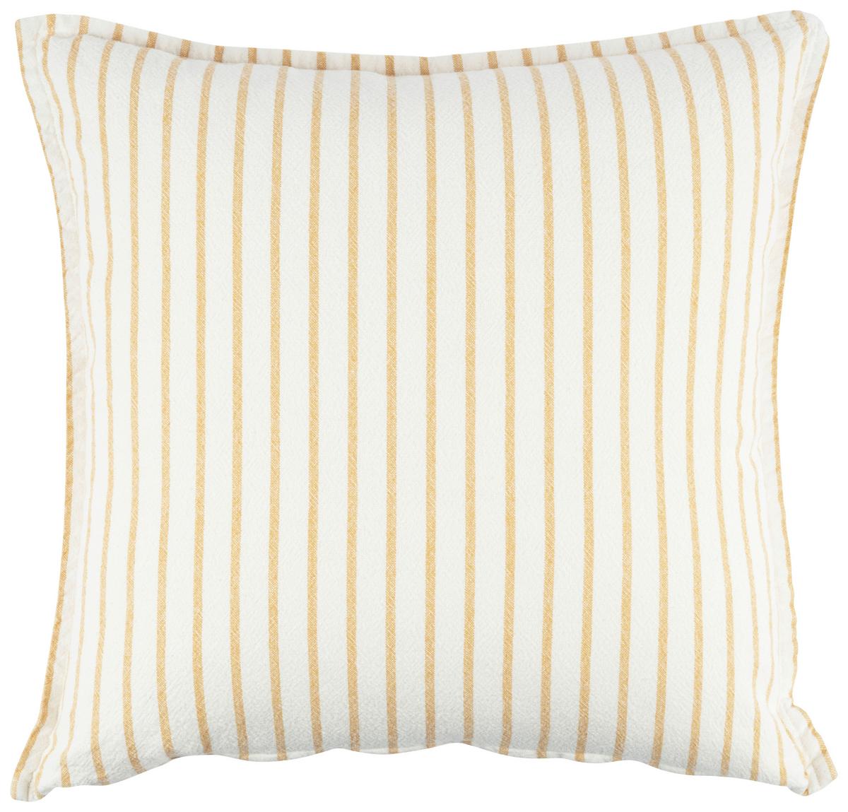 Díszpárna Sofia - sárga/fehér, Modern, textil (45/45cm) - Luca Bessoni