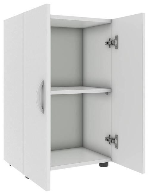 Aktenschrank Ulas 2 - Weiß, MODERN, Holzwerkstoff (49/74/34cm) - MID.YOU