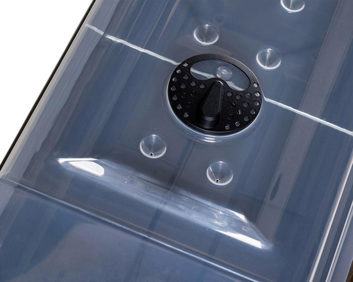 Hochbeet Kunststoff Victoria 78x81x38 cm Braun - Braun, Basics, Kunststoff (78/81/38cm)