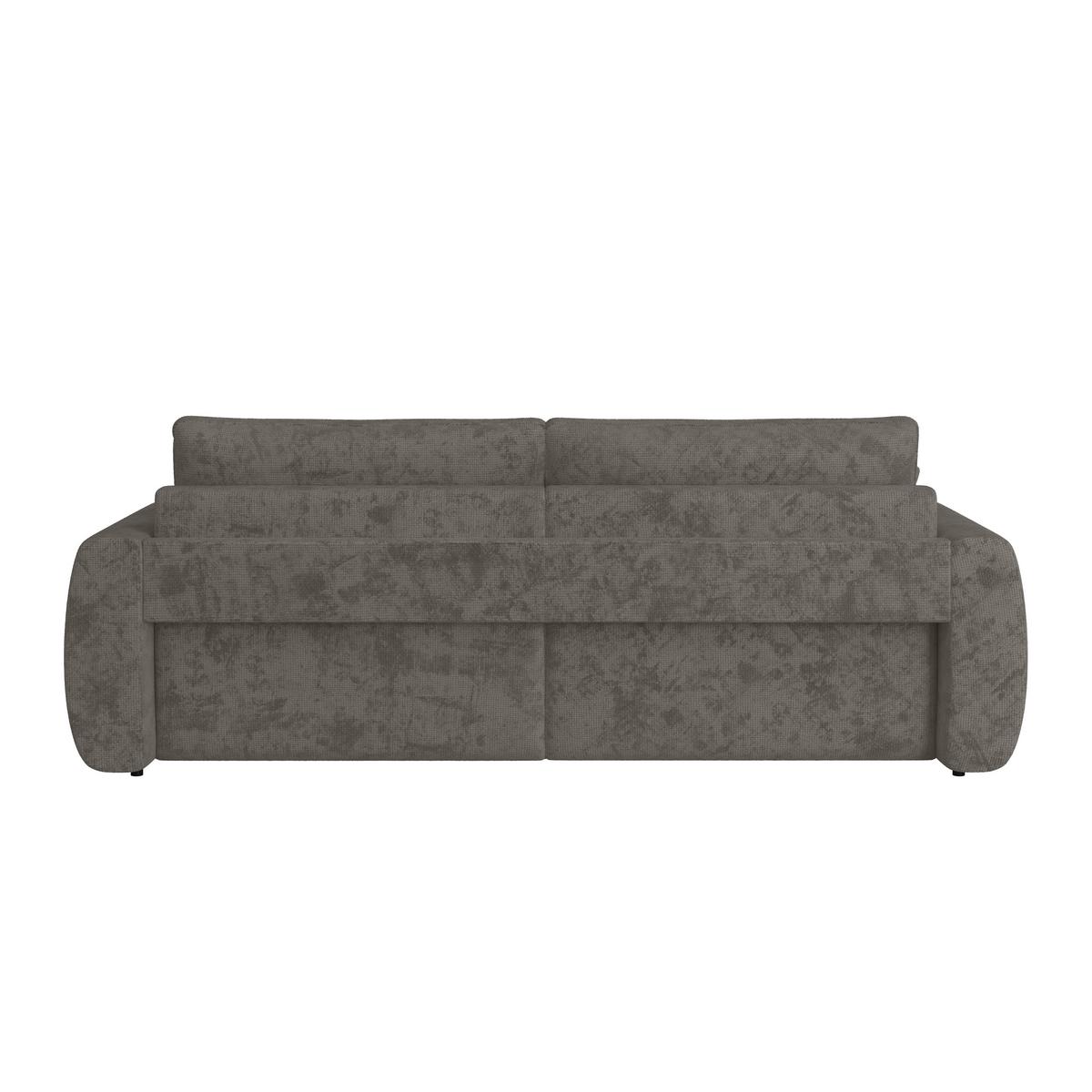 Schlafsofa Bali - Anthrazit/Schwarz, MODERN, Holz/Textil (245/74-90/104cm) - Luca Bessoni