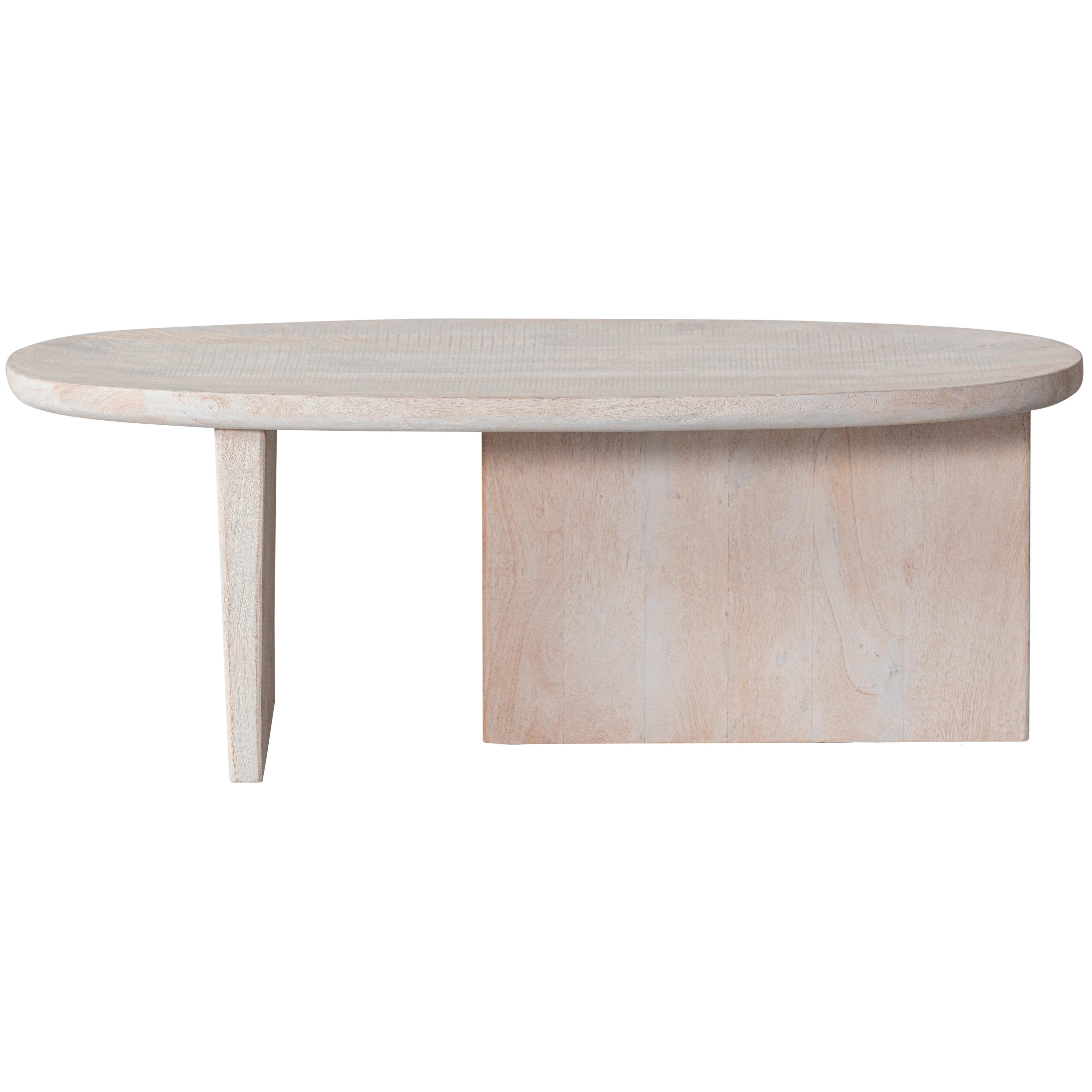 Couchtisch Seam Weiß, Naturfarben L:110cm - Naturfarben/Weiß, Design, Holz (110/60/40cm) - Livetastic