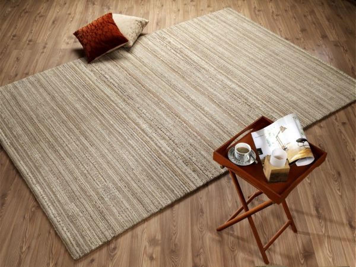 Webteppich Lexis Loras Mirror Naturfarben/Beige 80x150 cm - Beige/Naturfarben, Basics, Textil (80/150cm) - Novel