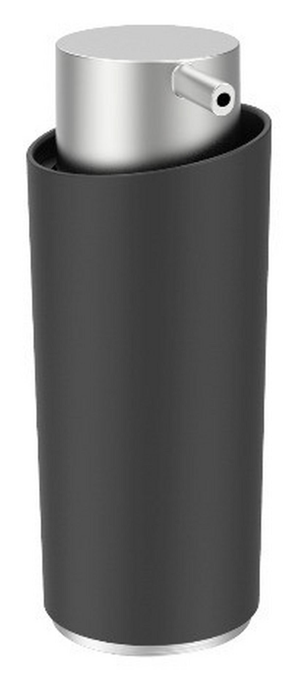Dávkovač mydla Chris - čierna, Modern, kov/plast (7,6/15,9/6cm) - Mömax