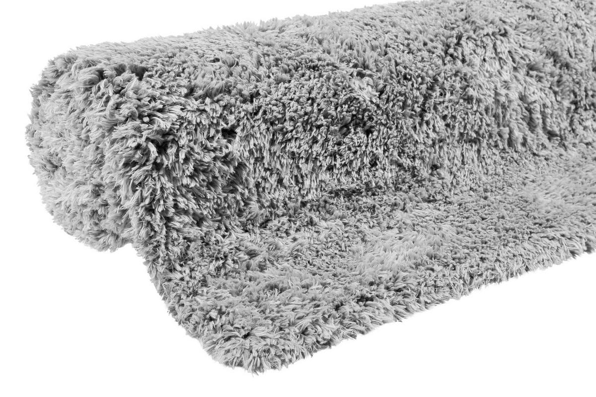 Teppich Läufer Silber Yogi 80x230 Cm - Silberfarben, KONVENTIONELL, Textil (80/230cm) - Esprit