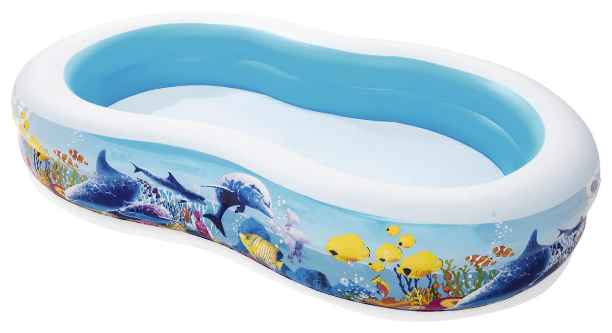 Spielpool Sea Ground L/B/H: ca. 262/157/46 cm - Multicolor, Kunststoff (262/157/46cm) - Bestway