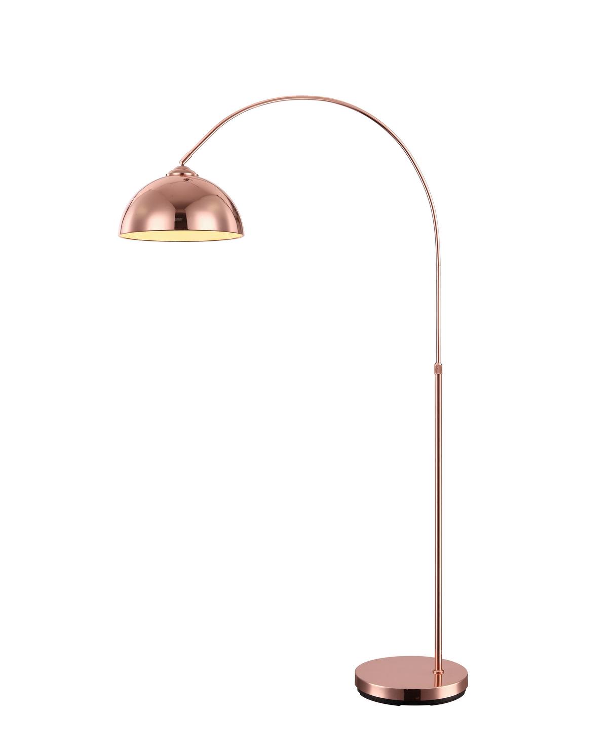 Bogenleuchte 58227c - Kupferfarben, Design, Kunststoff/Metall (92/30/196cm) - Globo