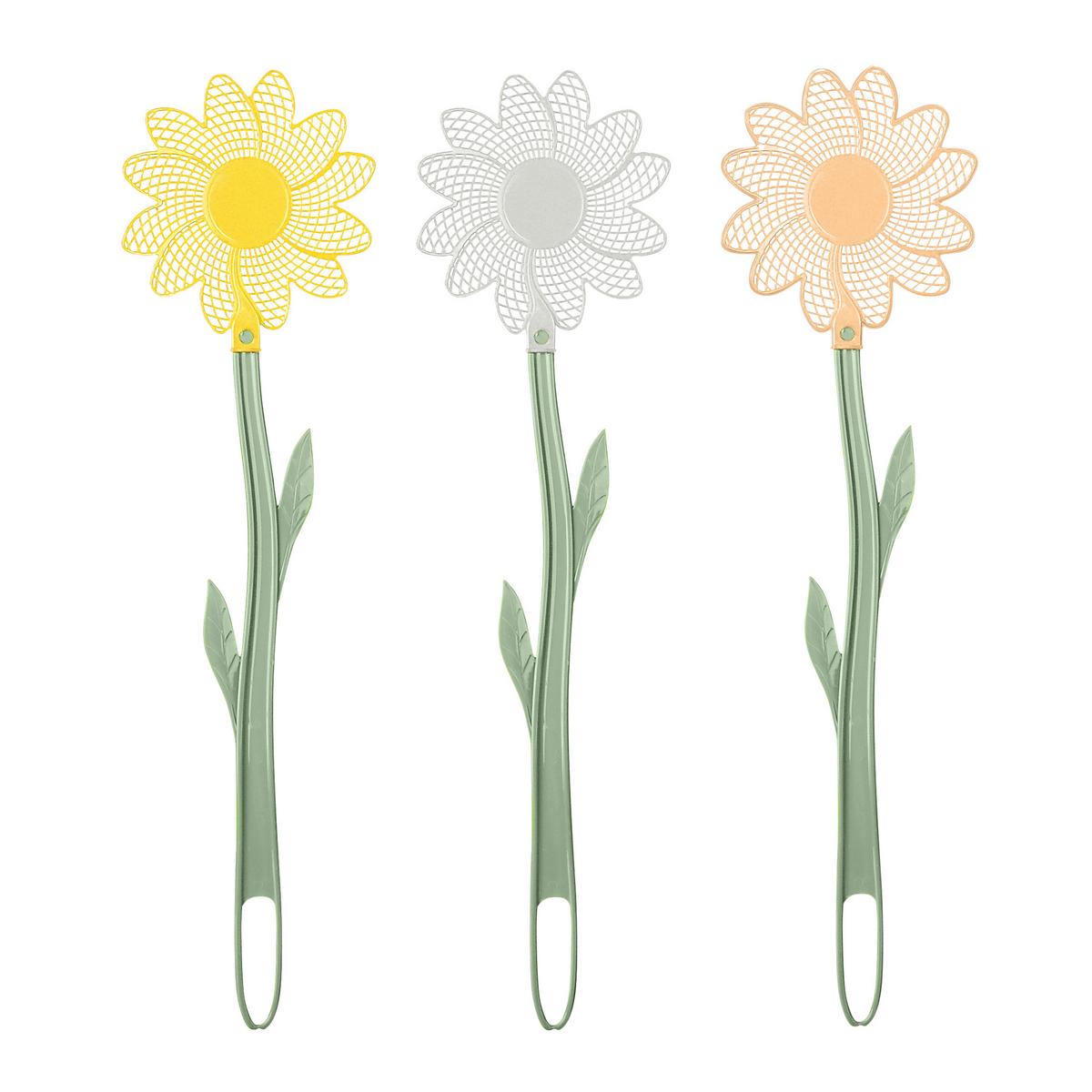 Fliegenklatsche Floyd - Gelb/Lachsfarben, KONVENTIONELL, Kunststoff (12/47,4cm) - Ondega