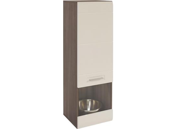Vitrin Avensis - Sötétbarna/Fehér, modern (40/123/37cm) - Luca Bessoni Vitrin Avensis - Sötétbarna/Fehér, modern (40/123/37cm) - Luca Bessoni