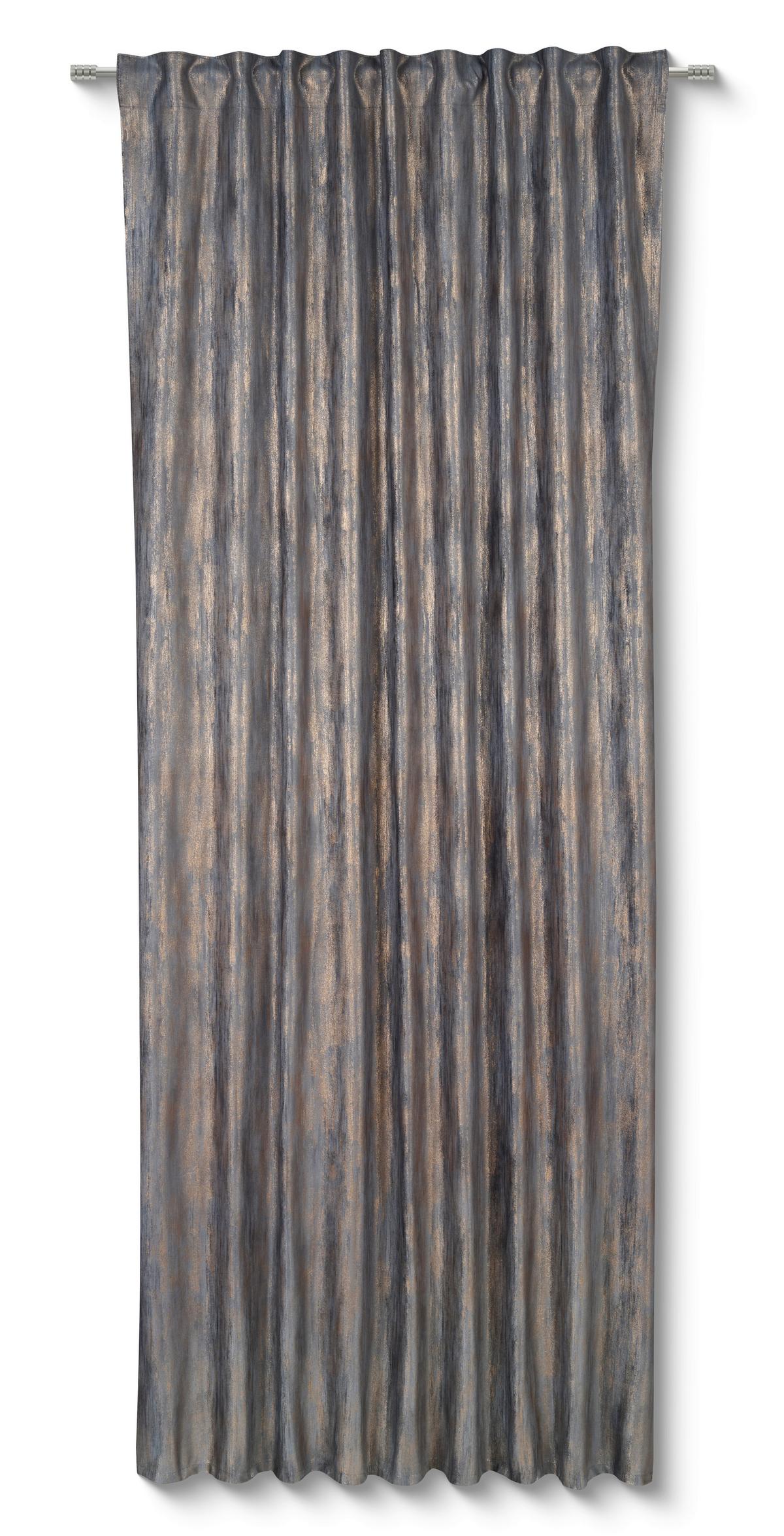 Fertigvorhang Beverly - Anthrazit, MODERN, Textil (135/245cm) - Luca Bessoni