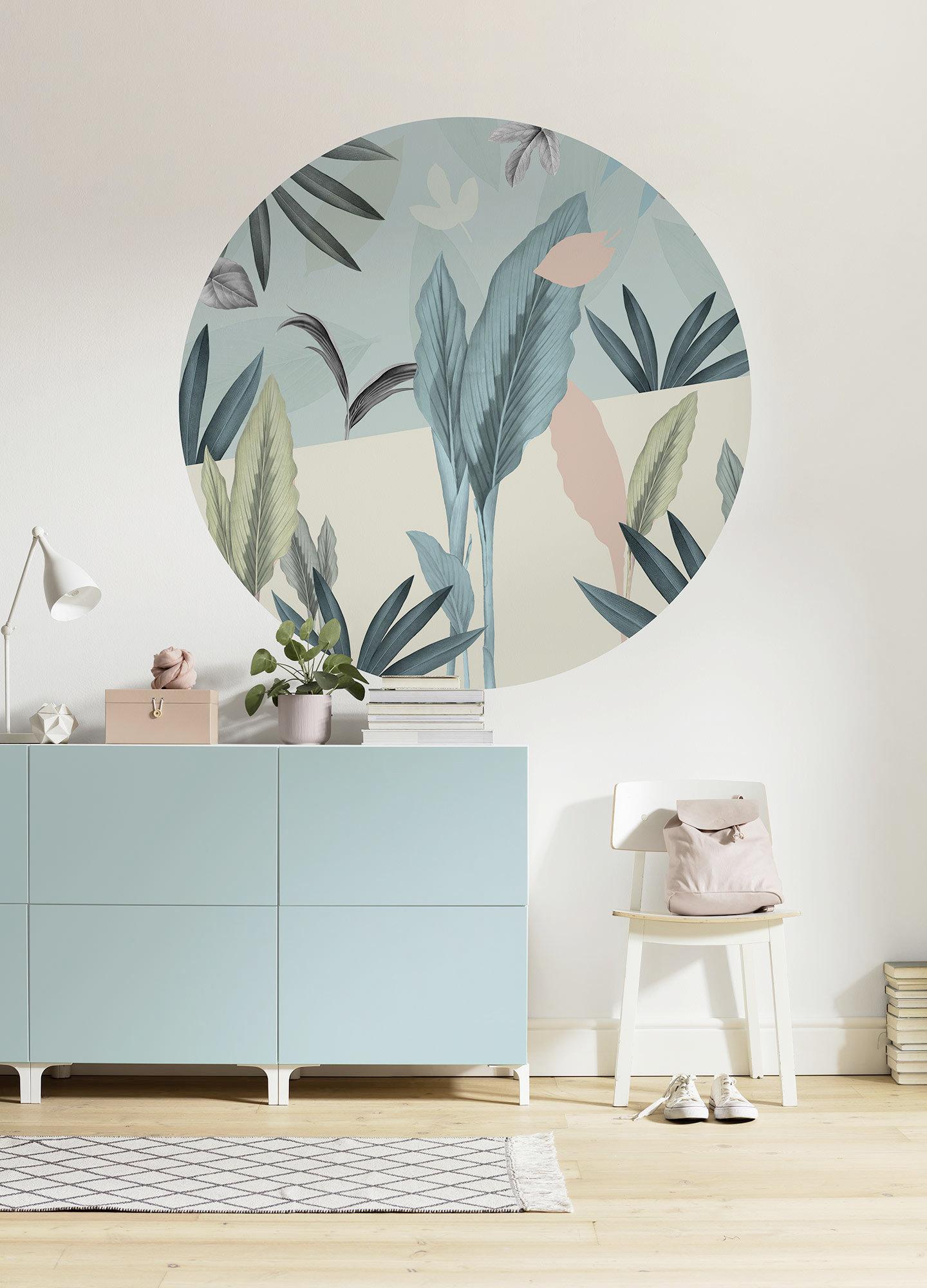 Fototapete Pale Leaves - Multicolor, Trend (125cm)