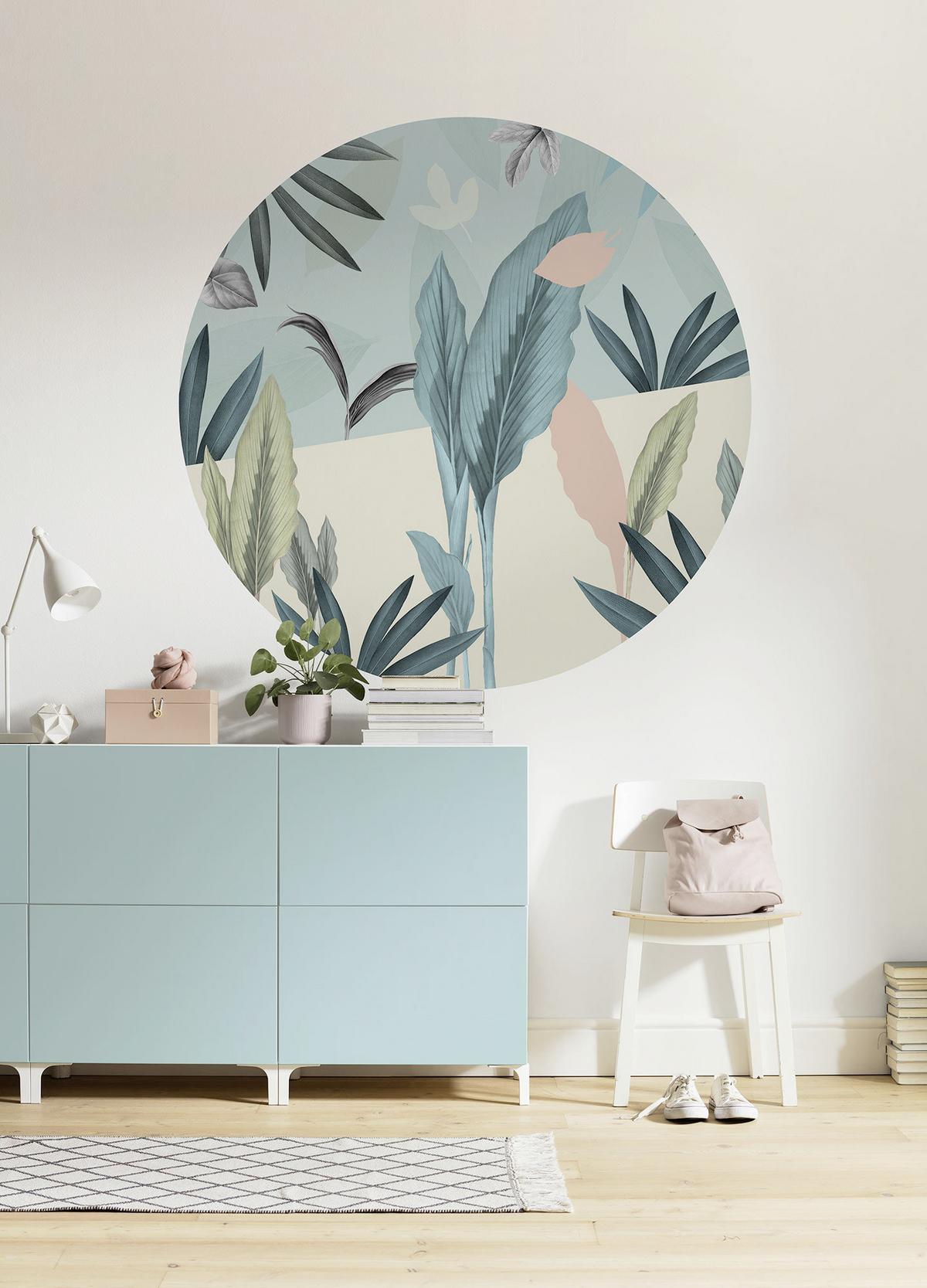 Fototapete Pale Leaves - Multicolor, Trend (125cm)