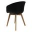 Stuhl-Set Noan 4-Er Set Schwarz - Schwarz/Naturfarben, MODERN, Holz/Kunststoff (60/78,5/44cm) - Livetastic Stuhl-Set Noan 4-Er Set Schwarz - Schwarz/Naturfarben, MODERN, Holz/Kunststoff (60/78,5/44cm) - Livetastic