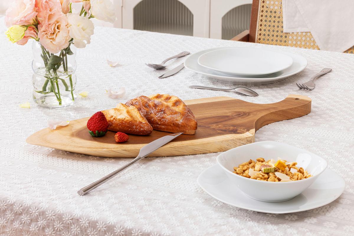 Vágódeszka Rene - ekrü, Konventionell, fa (50(+-2)/24(+-2)/1,9cm) - James Wood