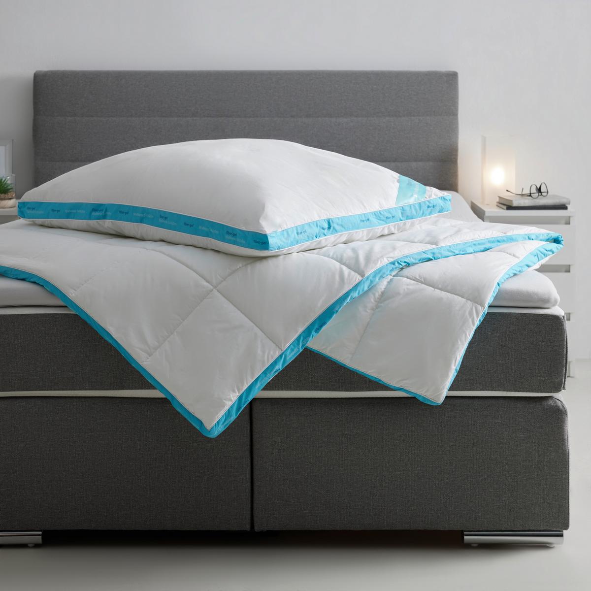 Dvojitá přikrývka Wellness, 135-140/200cm - bílá, Trend, textil (135-140/200cm) - Nadana