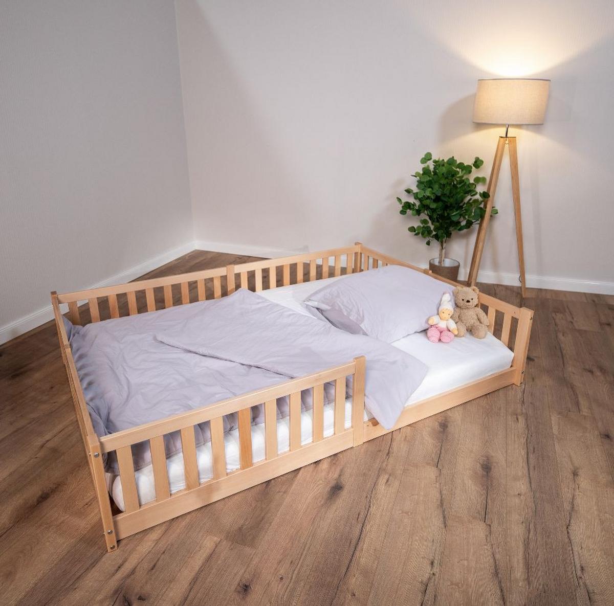 Hausbett Buche, B/h/t: 140x200x161cm - Buchefarben, Basics, Holz (140/200/161cm) - tiSsi