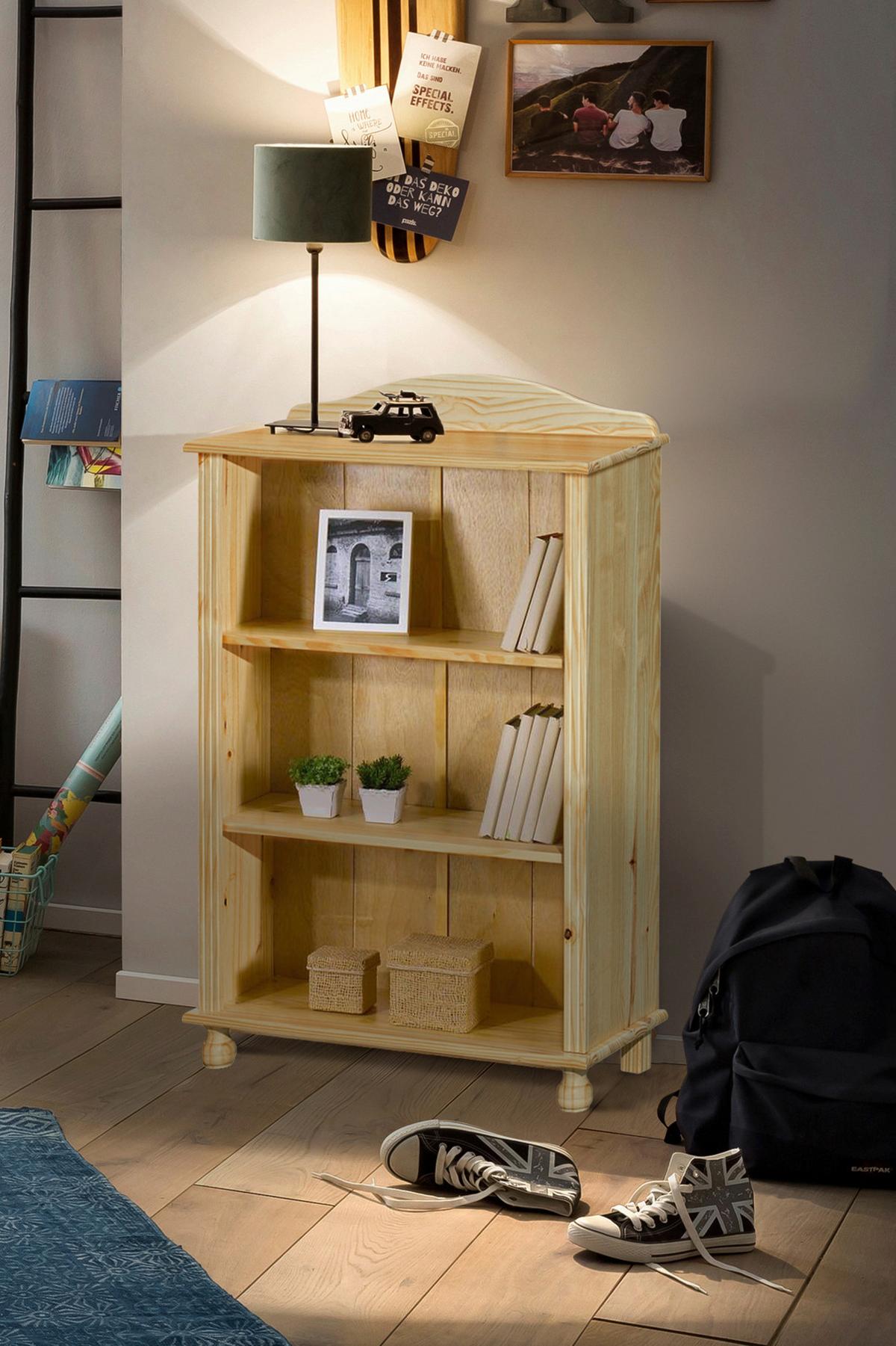 Regal Naturfarben B: 77cm - Naturfarben, Natur, Holz (77/116/30cm) - Livetastic